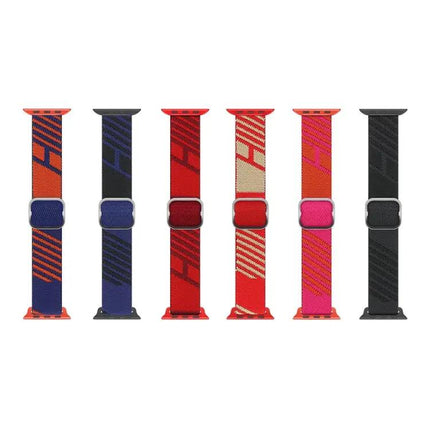 Nylon Two-Tone Replacement Wrist Strap For Apple Watch