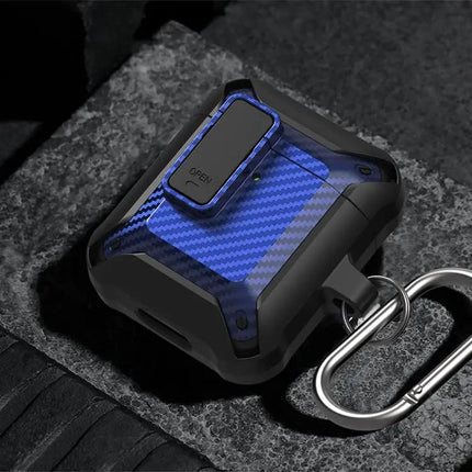 Carbon Fiber Case for AirPods Protection on Daily Commutes