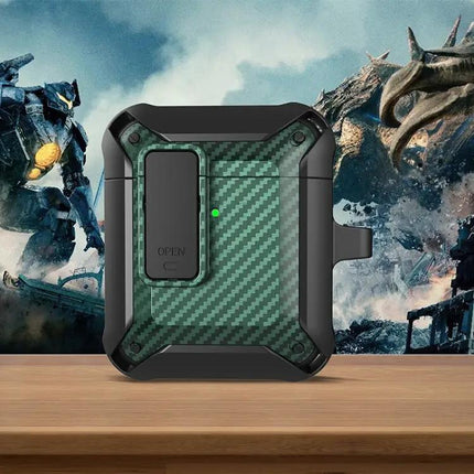 Carbon Fiber Case for AirPods Protection on Daily Commutes