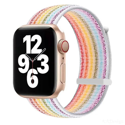 Hook And Loop Replacement Watch Band For Apple Watch 38-41mm
