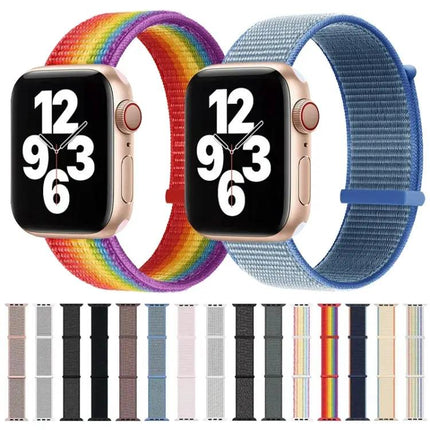 Hook And Loop Replacement Watch Band For Apple Watch 38-41mm