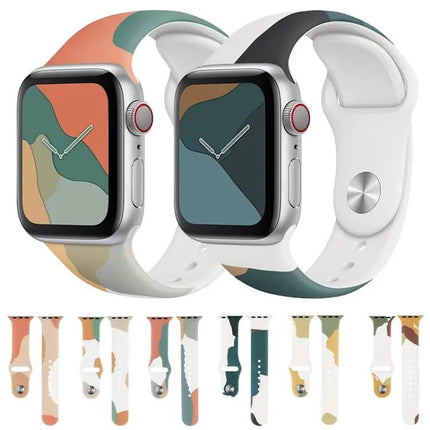 Morandi Silicone Replacement Bands For Apple Watch 38-45mm