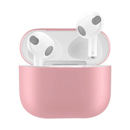Silicone Protective Case for Daily Earphone Use On the Go - pink silicone 360-degree protective charging-port accessible case