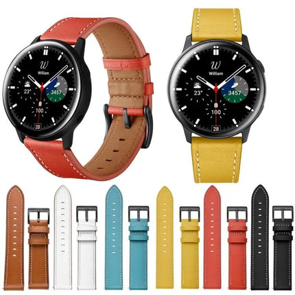 Leather Replacement Strap For Samsung Galaxy Watch4 40/44mm
