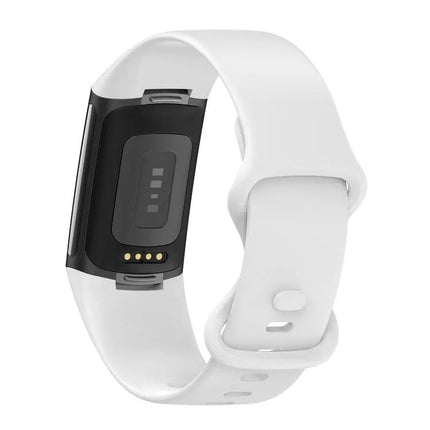 Fitbit Charge 5 Silicone Replacement Strap Large Black