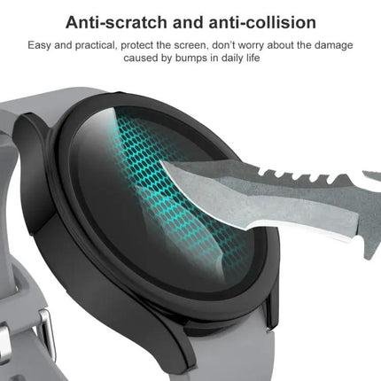 Tempered Glass PC Protective Case For Galaxy Watch4 40/44mm