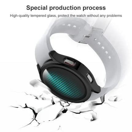 Tempered Glass PC Protective Case For Galaxy Watch4 40/44mm