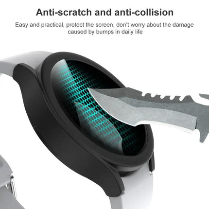 Frosted PC Case Tempered Glass For Galaxy Watch4 40/44mm