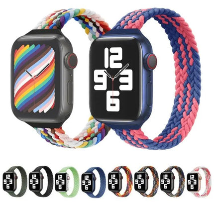 Apple Watch Nylon Braided Solo Loop Band 38-45mm S/M