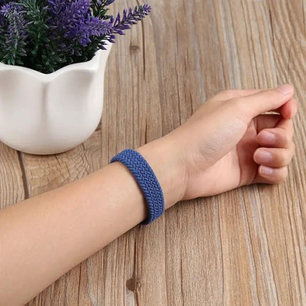 Nylon Braided Replacement Watch Band For Apple Watch 38-45mm