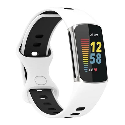 Two-Tone Silicone Replacement Band For Fitbit Charge 5