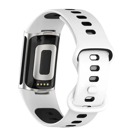 Two-Tone Silicone Replacement Band For Fitbit Charge 5