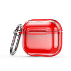 For AirPods 3 / Transparent Red + Red