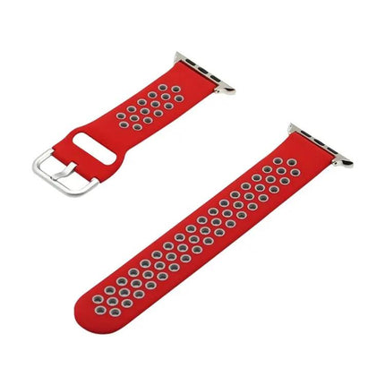 Silicone Adjustable Watch Band For Apple Watch 38/40/41/42mm