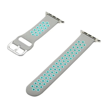 Silicone Adjustable Watch Band For Apple Watch 38/40/41/42mm