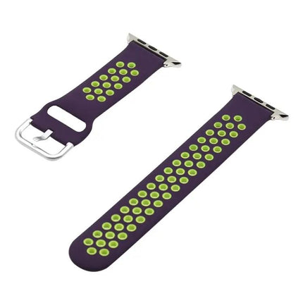 Silicone Adjustable Watch Band For Apple Watch 38/40/41/42mm