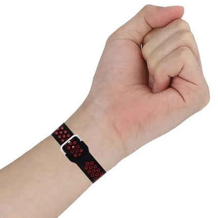 Silicone Adjustable Watch Band For Apple Watch 38/40/41/42mm