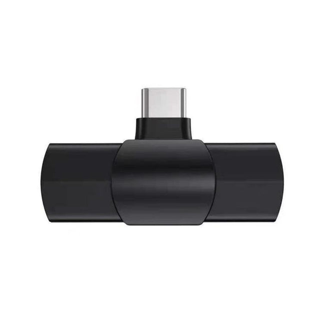 Mini Lavalier Microphone for Daily Video Recordings — compact Type-C clip-on mic adapter for clear on-the-go audio