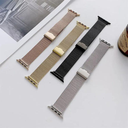 V-Shaped Buckle Steel Replacement Strap for Apple Watch