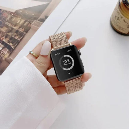 V-Shaped Buckle Steel Replacement Strap for Apple Watch