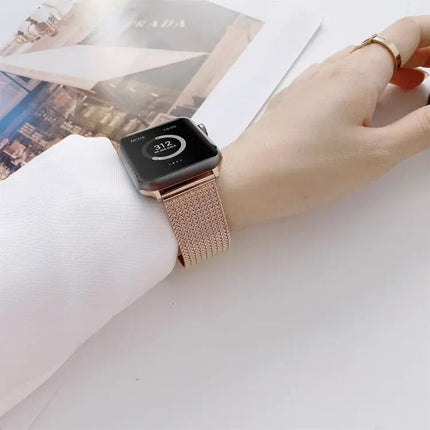 V-Shaped Buckle Steel Replacement Strap for Apple Watch