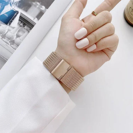 V-Shaped Buckle Steel Replacement Strap for Apple Watch