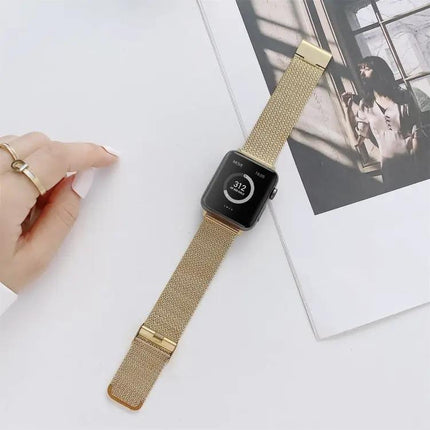 V-Shaped Buckle Steel Replacement Strap for Apple Watch