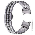 For Samsung Galaxy Watch4 40mm/44mm / Silver Black