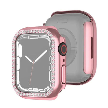 Electroplated PC Diamond Case For Apple Watch 41/45mm