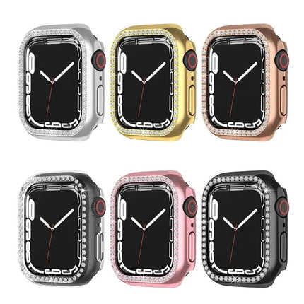 Electroplated PC Diamond Case For Apple Watch 41/45mm