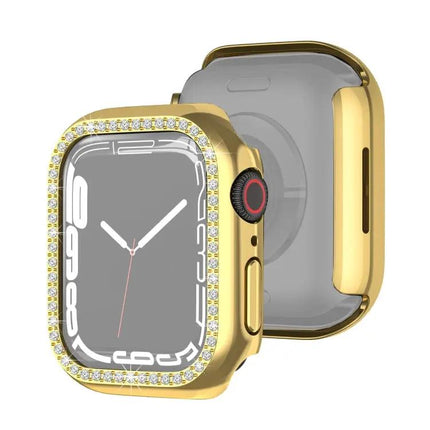 Electroplated PC Diamond Case For Apple Watch 41/45mm