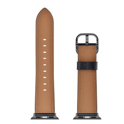 Leather Replacement Watch Band For Apple Watch 38-45mm