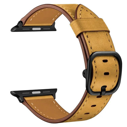Leather Replacement Watch Band For Apple Watch 38-45mm