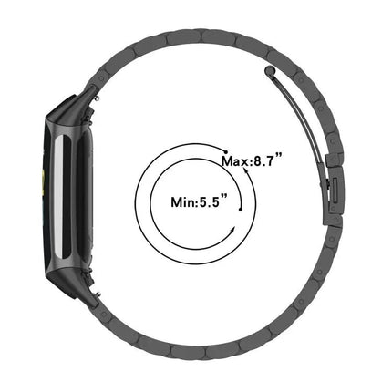 Fitbit Charge 5 Stainless Steel Three Bead Strap 220mm