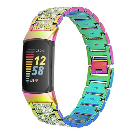 Diamond Stainless Steel Replacement Band for Fitbit Charge 5