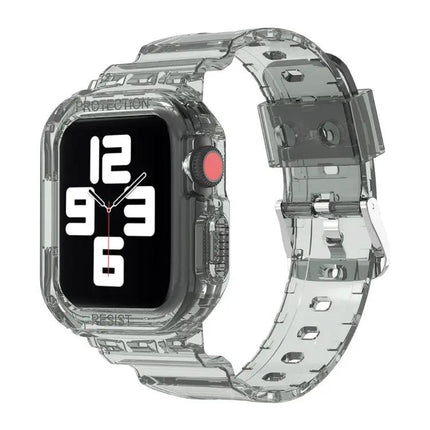 Transparent TPU Watch Band For Apple Watch 41/45mm