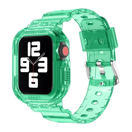 Transparent TPU Watch Band For Apple Watch 41/45mm