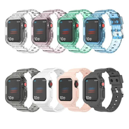 Transparent TPU Watch Band For Apple Watch 41/45mm