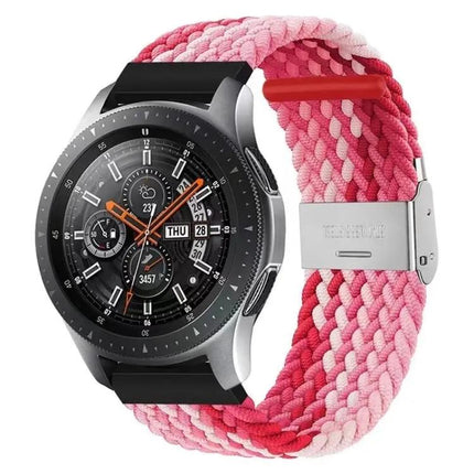 22mm Nylon Braided Watch Strap Adjustable Metal Buckle