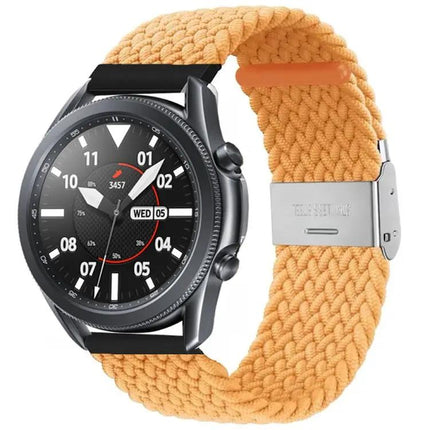 22mm Nylon Braided Watch Strap Adjustable Metal Buckle