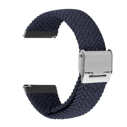 22mm Nylon Braided Watch Strap Adjustable Metal Buckle
