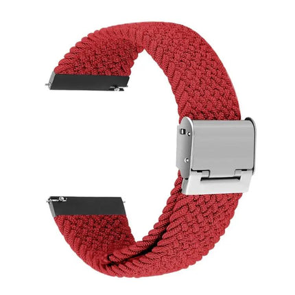 22mm Nylon Braided Watch Strap Adjustable Metal Buckle