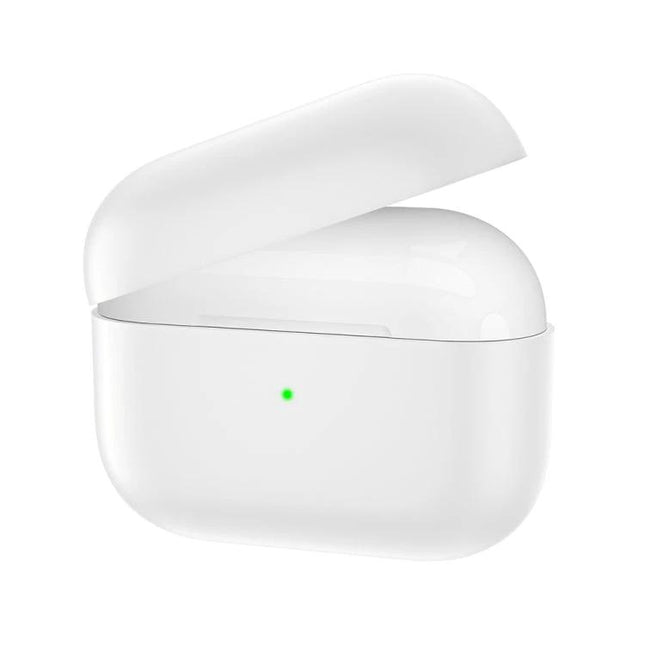 Essential Silicone Cover for Everyday Earbud Protection white case with lid open showing 360-degree protection and charging access