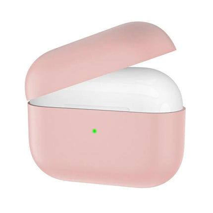 Essential Silicone Cover for Everyday Earbud Protection in soft pink showing 360-degree fit and charging access