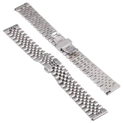 Five-Bead Stainless Steel Replacement Watch Band 20/22mm