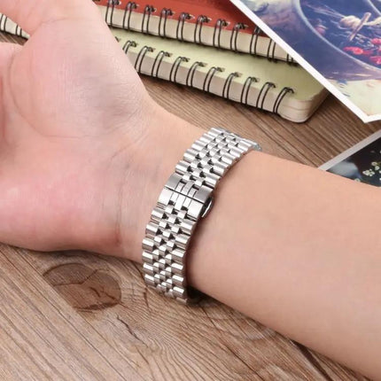 Five-Bead Stainless Steel Replacement Watch Band 20/22mm