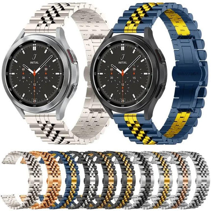 Five-Bead Stainless Steel Replacement Watch Band 20/22mm