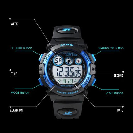 SKMEI Children's Digital Sports Watch with Luminous Feature | Syndmart