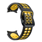 For Samsung Galaxy Watch4 40mm / 44mm / Black Yellow