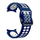 For Samsung Galaxy Watch4 40mm / 44mm / Midnight Blue White